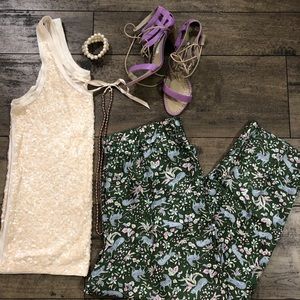 ADORABLE blush J Crew Tank